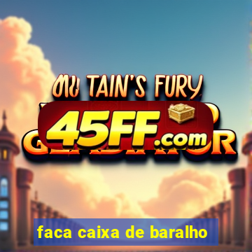 faca caixa de baralho